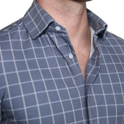 State and Liberty "The Davy" Navy, Light Blue, and Cream Casual Button Down