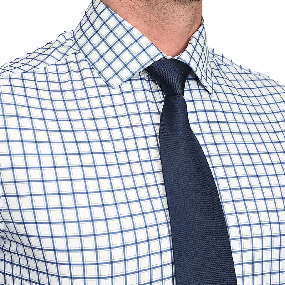 State and Liberty "The Elias" Light Navy Windowpane