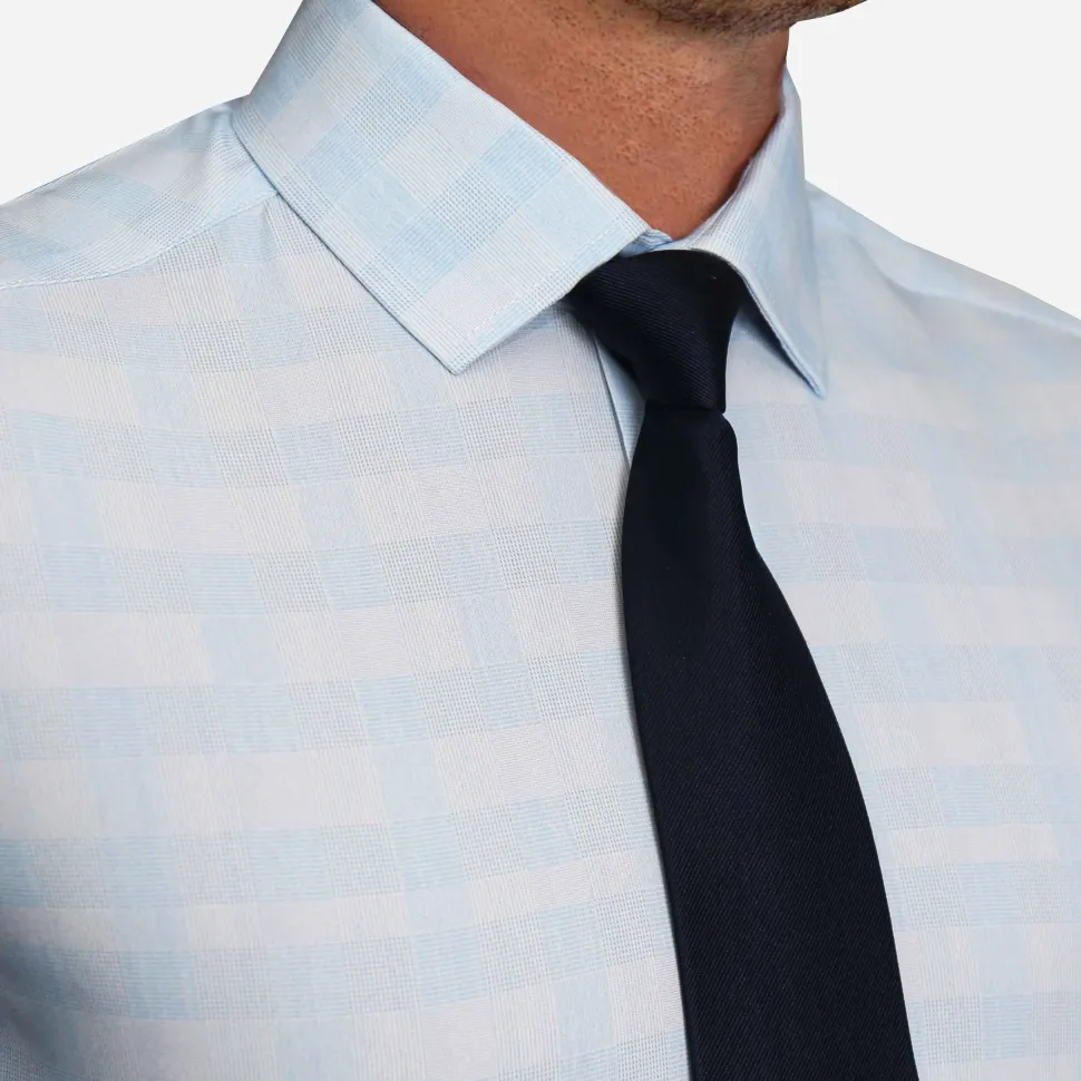 State and Liberty "The Flynn" Light Blue & White Plaid