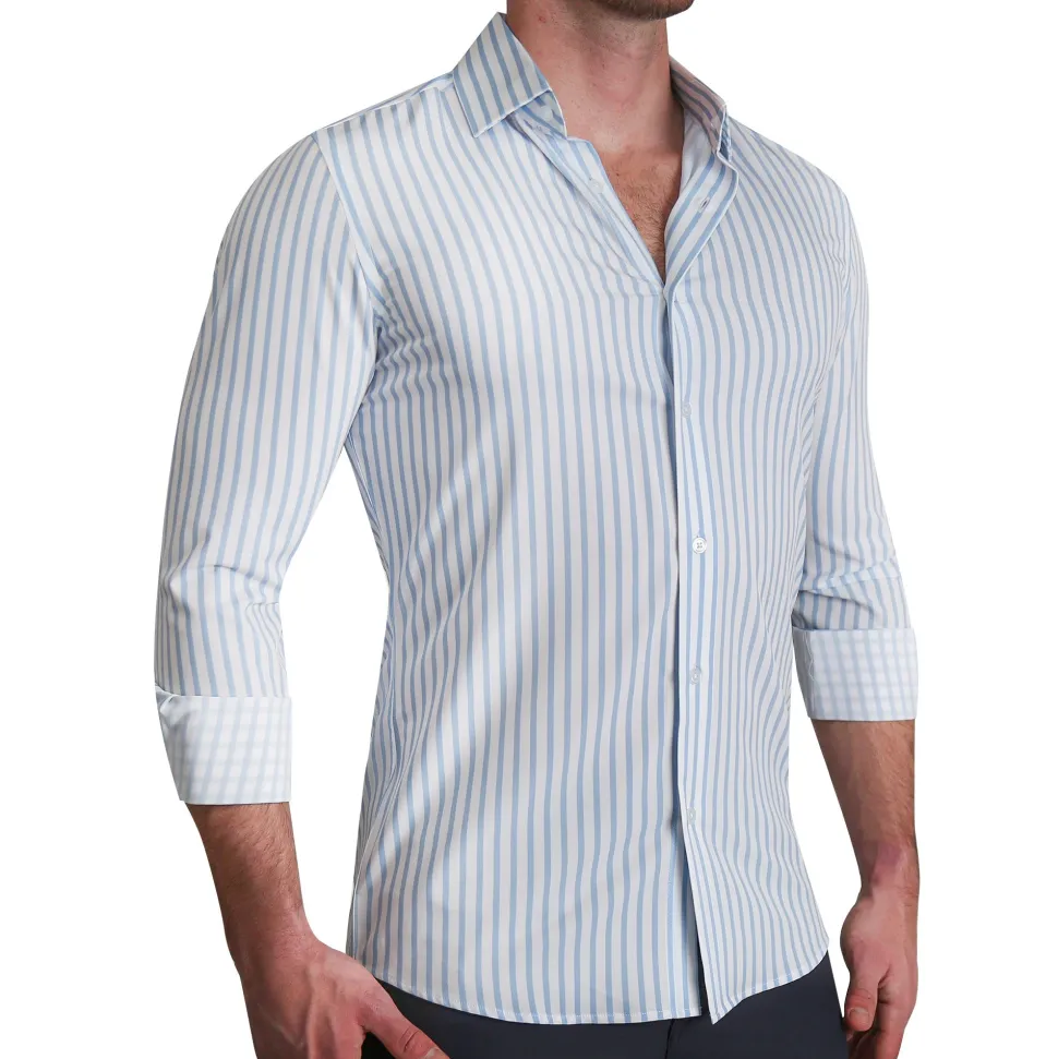 State and Liberty "The Francisco" Light Blue Mid-Stripe