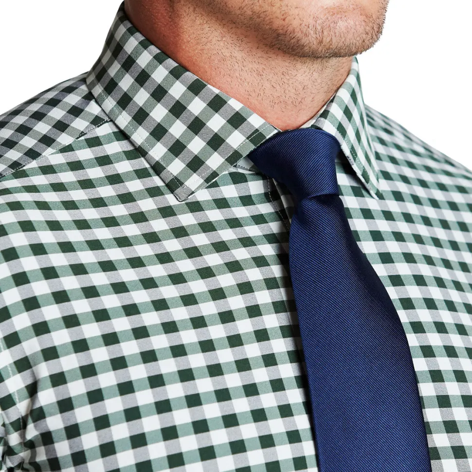 State and Liberty "The Fuller" Forest Green and Black Check