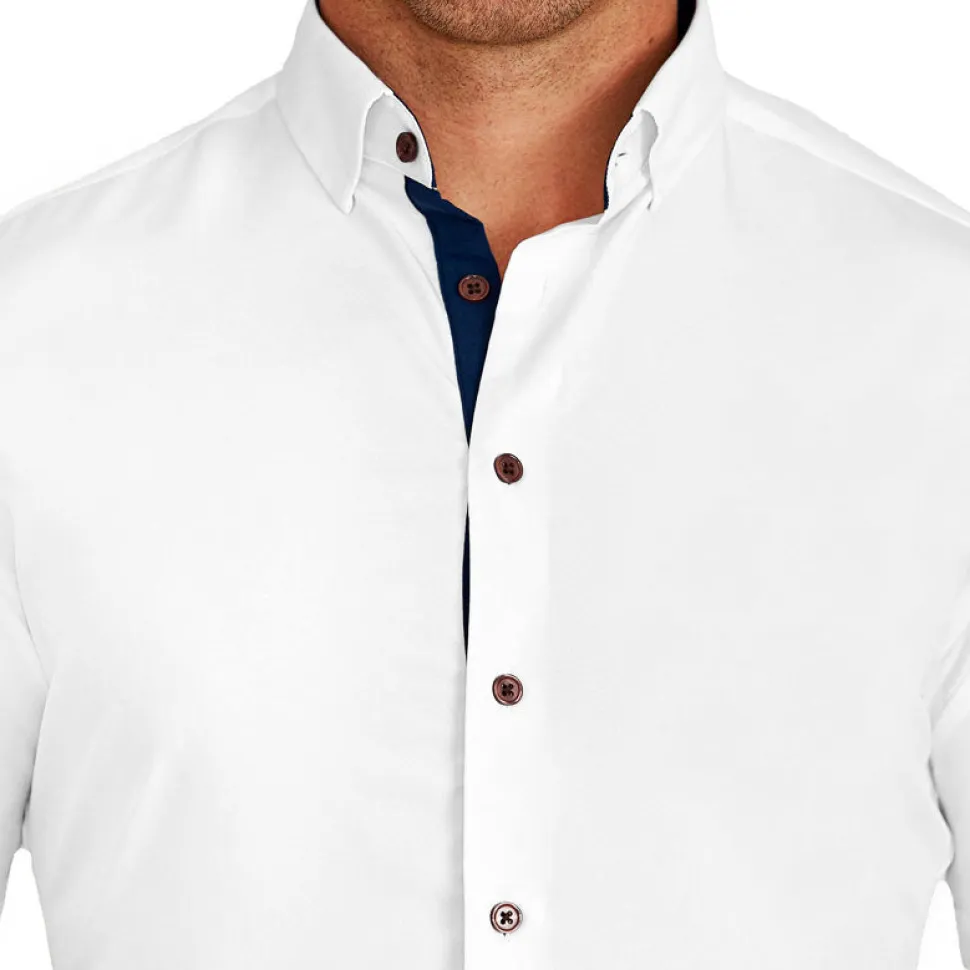 State and Liberty "The Hampton" White with Navy Accents