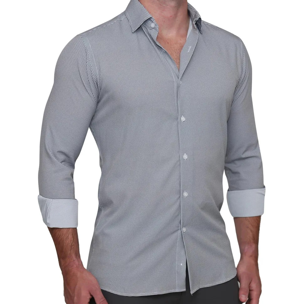 State and Liberty "The Harris" Grey Roped Windowpane