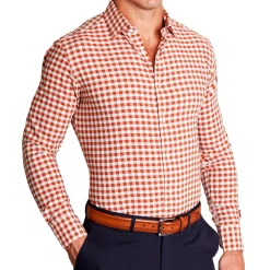 State and Liberty "The Harrison" Orange Big Check