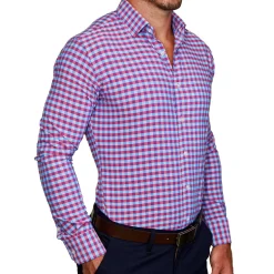 State and Liberty "The Langford" Red and Blue Big Gingham