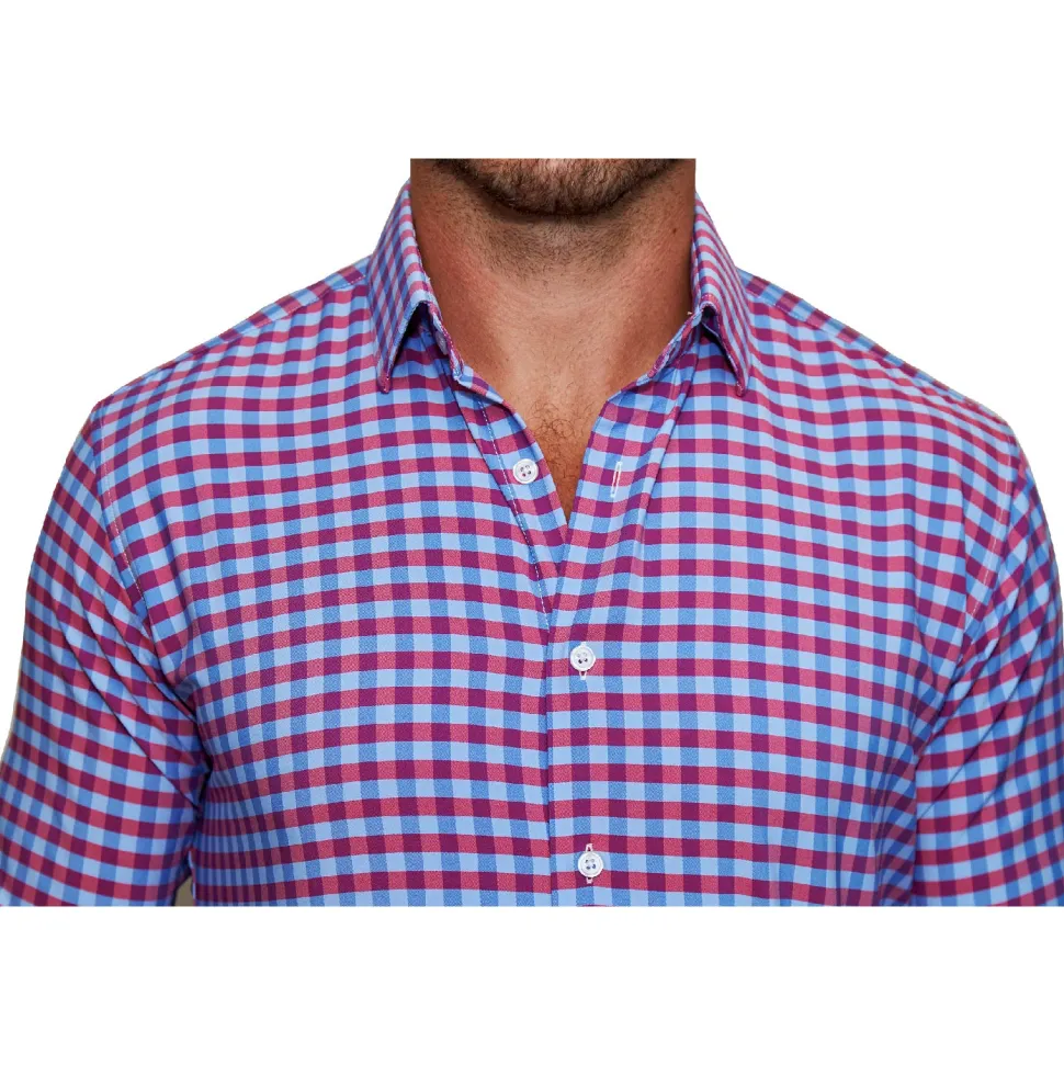 State and Liberty "The Langford" Red and Blue Big Gingham