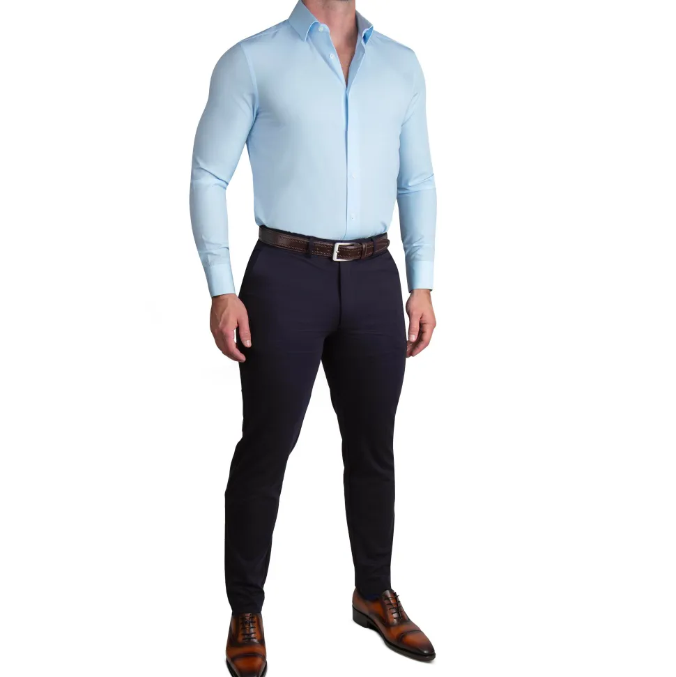 State and Liberty "The Peter" Light Blue Weave