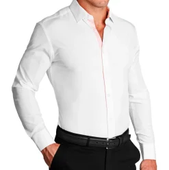 State and Liberty "The Porter" Solid White with Pink Accents