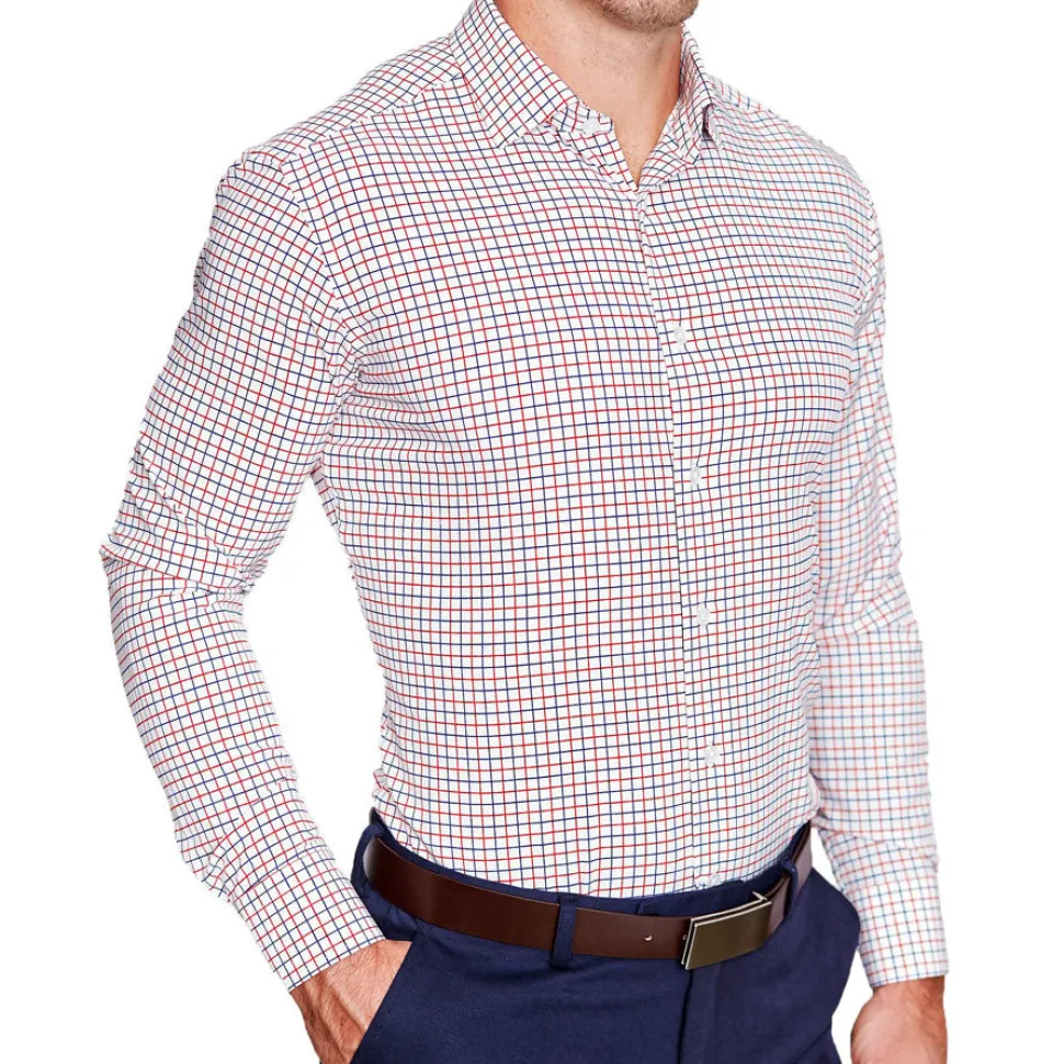 State and Liberty "The Potomac" Red and Blue Cross Stitch