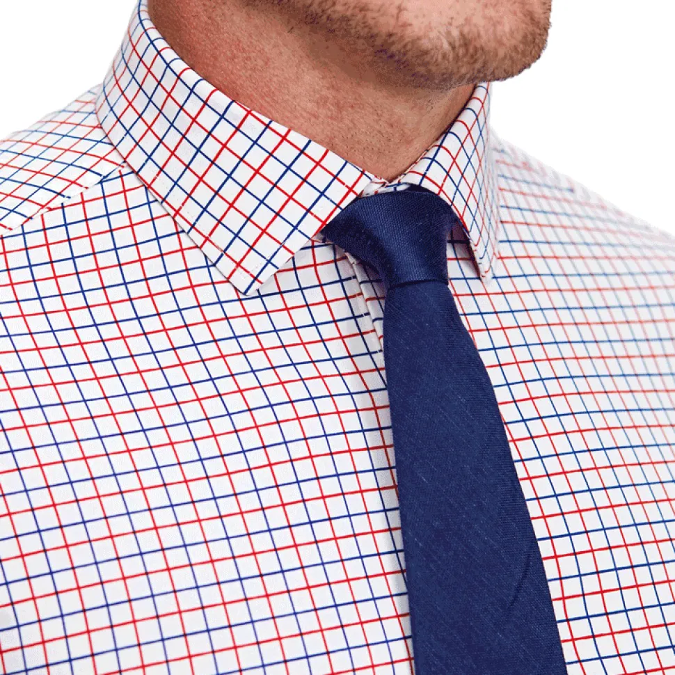 State and Liberty "The Potomac" Red and Blue Cross Stitch