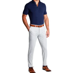 State and Liberty "The Quick" Navy on Navy Polo