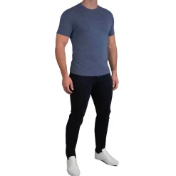 State and Liberty "The Raymond" Storm Blue Short Sleeve Crewneck