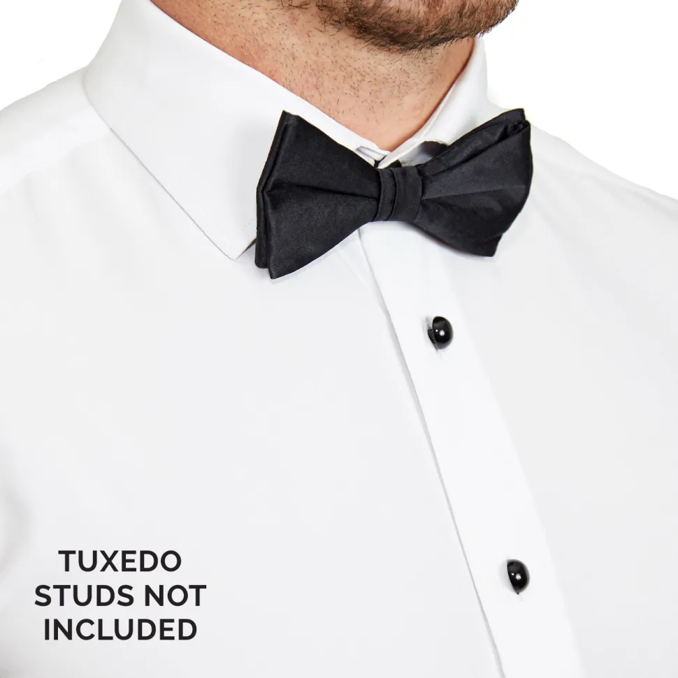 State and Liberty The Solid White Tuxedo Shirt