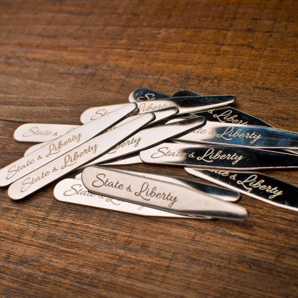 State and Liberty "The Springer" Solid White - Spread Collar