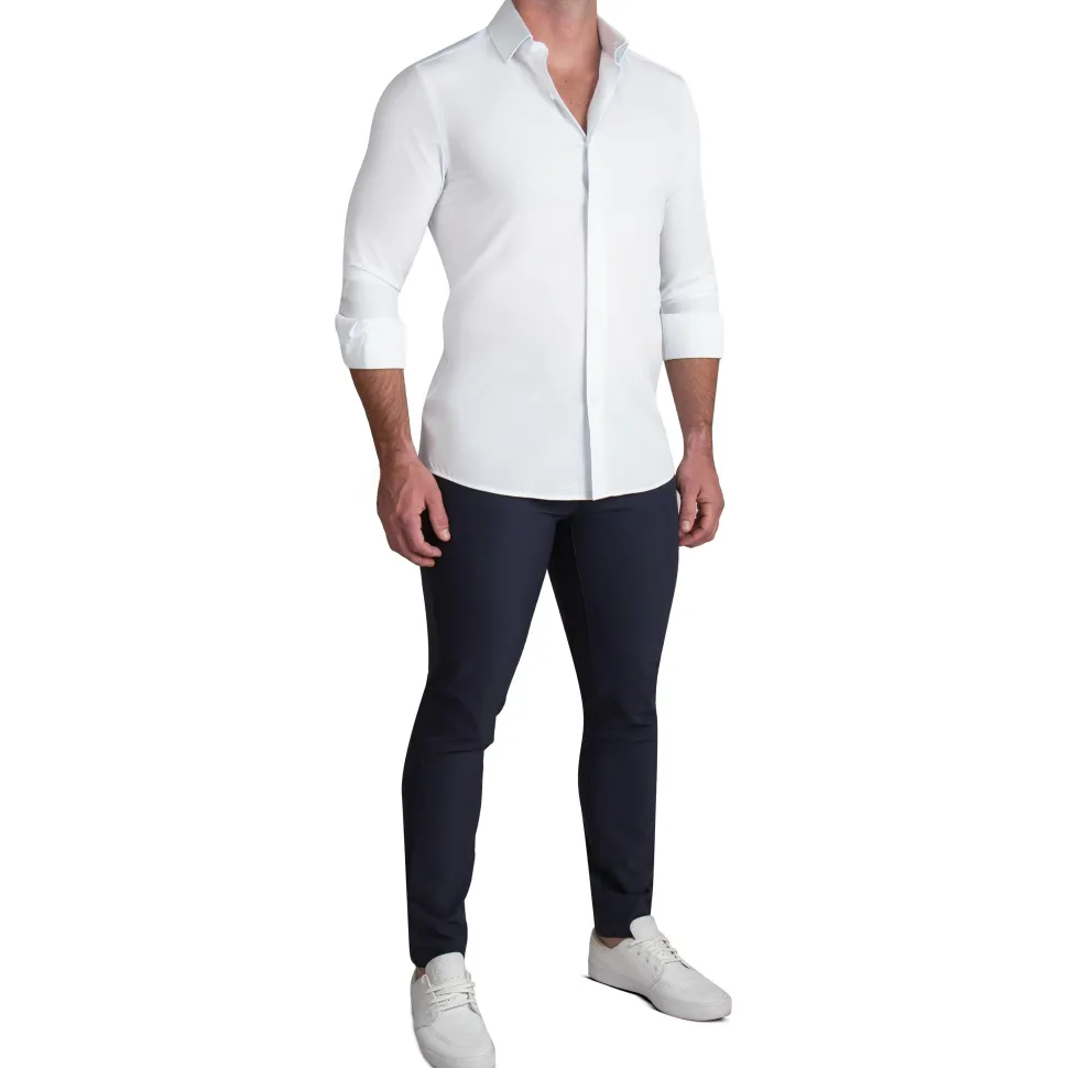 State and Liberty "The Stafford" Solid White Weave