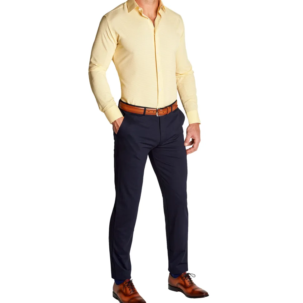 State and Liberty "The Stanley" Yellow Microcheck