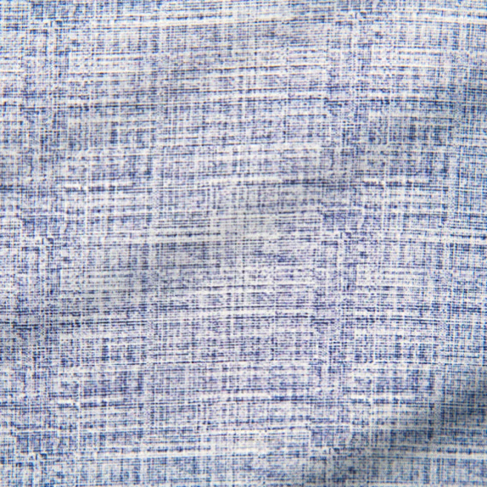 State and Liberty "The Troy" Navy Printed Linen Short Sleeve Button Down