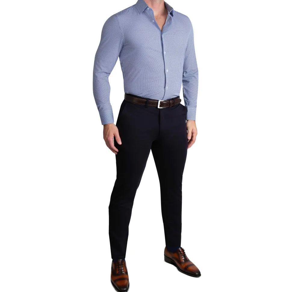 State and Liberty "The Wyndham" Royal Blue & White Square