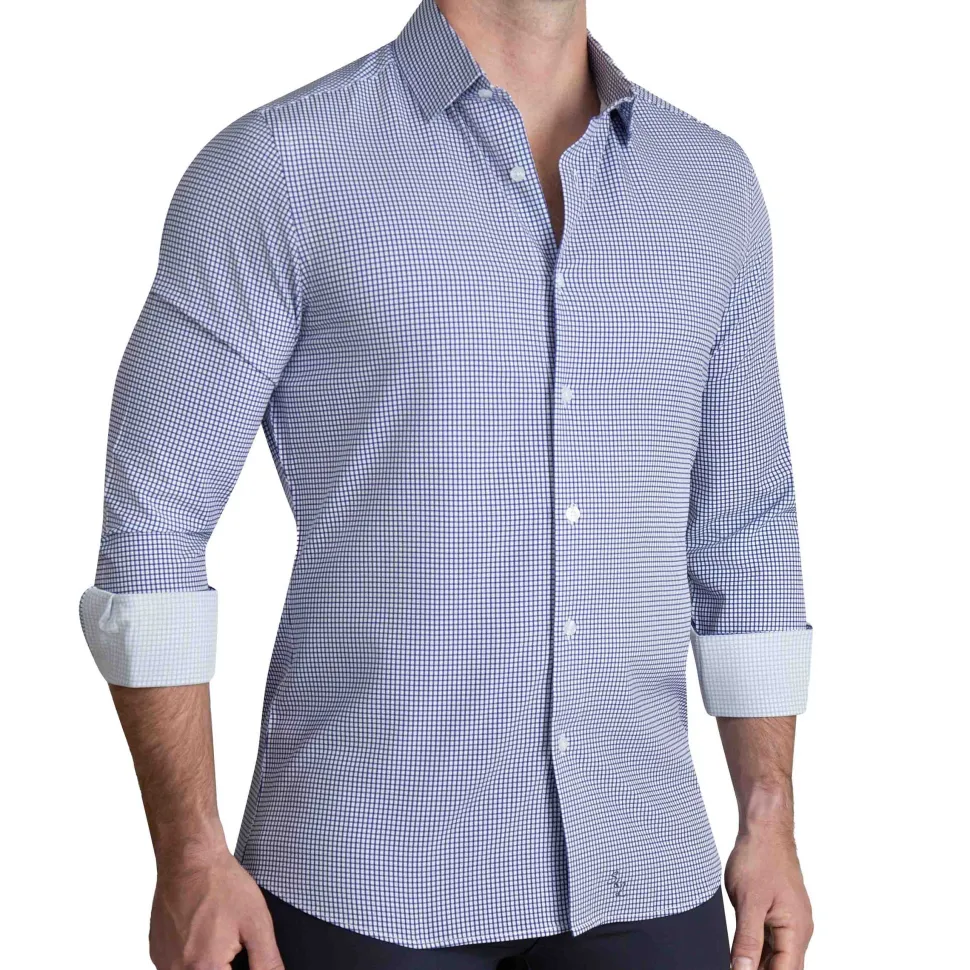 State and Liberty "The Wyndham" Royal Blue & White Square