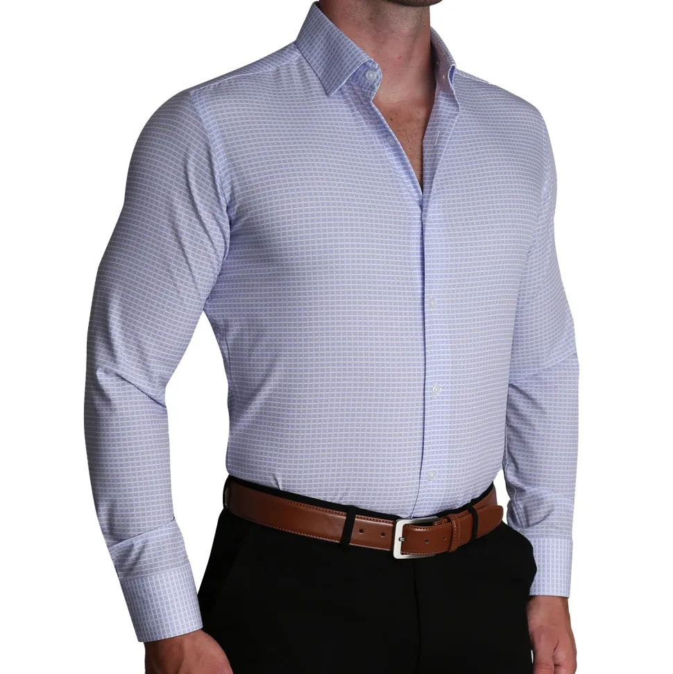 State and Liberty "The Xavier" Lavender with White Windowpane