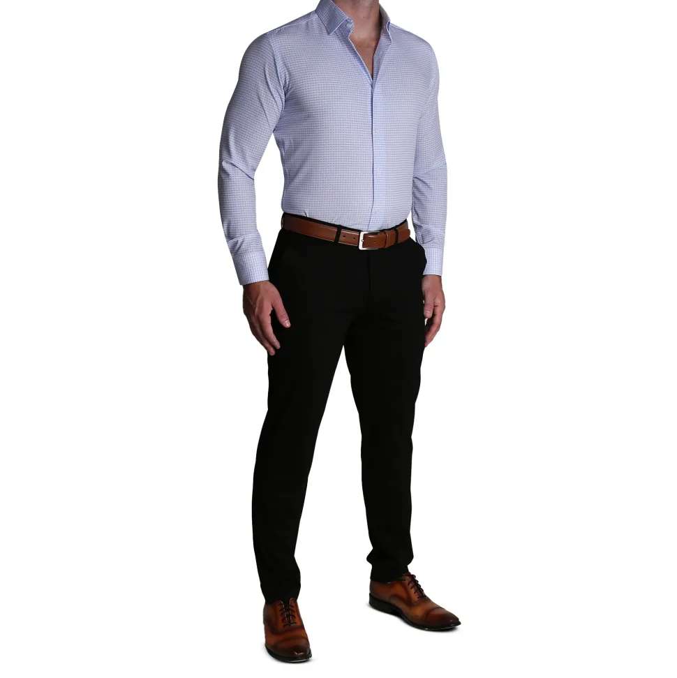 State and Liberty "The Xavier" Lavender with White Windowpane