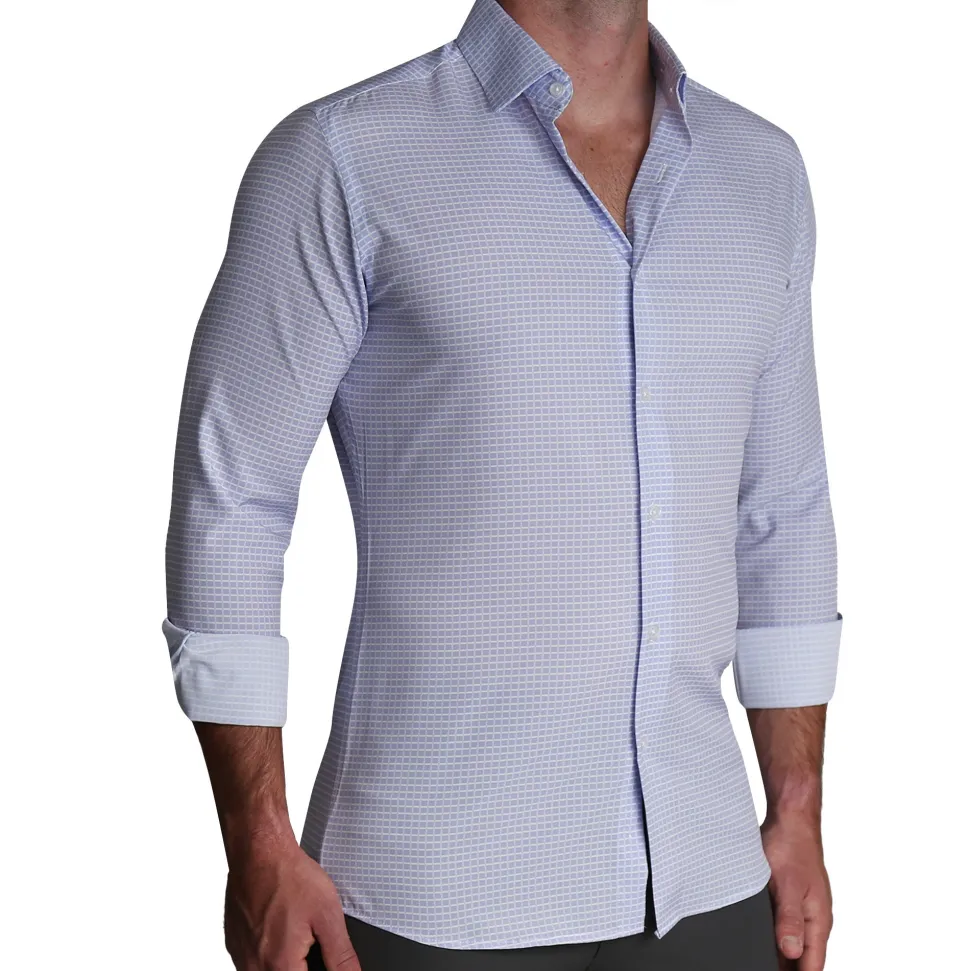 State and Liberty "The Xavier" Lavender with White Windowpane