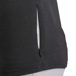 State and Liberty Waffle Knit Quarter Zip - Solid Black